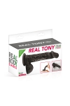Gode réaliste 18 cm - Real Tony Noir Gode réaliste 18 cm - Real Tony Noir
