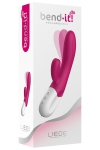 Rabbit flexible et rechargeable Bend It Plus Cerise Rabbit flexible et rechargeable Bend It Plus Cerise