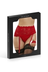 Porte-jarretelles rouge et string Porte-jarretelles rouge et string