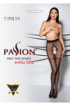 Collants ouverts TI014 20 deniers - noir Collants ouverts TI014 20 deniers - noir