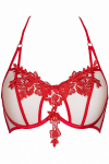 Soutien-gorge rouge V-8861 - Axami