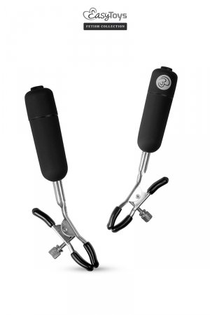 Pinces à tétons vibrantes  – Easytoys Fetish Collection