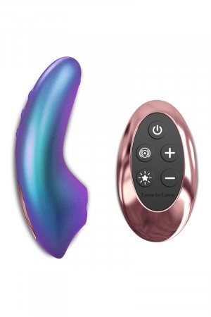 Masseur clitoridien télécommandé Dreamer Iridescent Turquoise – Love to Love