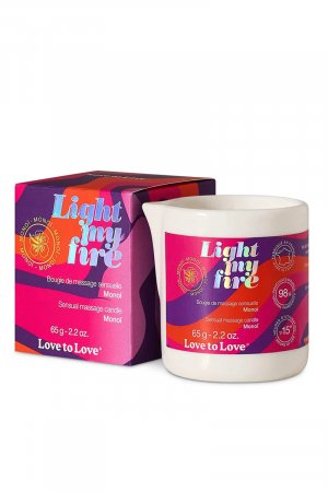 Bougie de massage Monoï – Love to Love