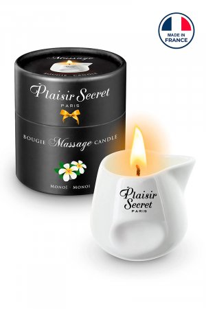 Bougie de massage gourmande Monoi – Plaisir secret