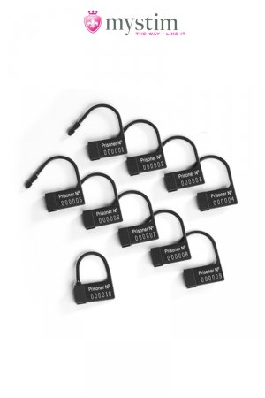 Scellés plastiques pour cage Pubic Enemy – Mystim